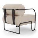 Ver imagem 6 de Poltrona Decorativa Orgânica Living Miska Linho Bege - Desk Design