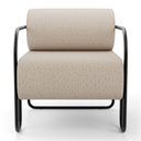 Ver imagem 5 de Poltrona Decorativa Orgânica Living Miska Linho Bege - Desk Design