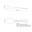 Ver mais imagens de Colher de Mesa Tramontina Italy em Aço Inox Tramontina