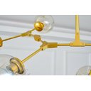 Ver imagem 4 de Luminária Molecular Molécula Dna 3 Globos Teto Articulada