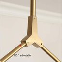 Ver mais imagens de Luminária Molecular Molécula Dna 3 Globos Teto Articulada