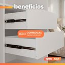 Ver imagem 7 de Guarda Roupas Casal 2 Portas de Correr com Espelho 4 Gavetas 100% MDF Livia
