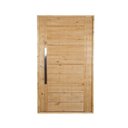 Ver imagem 1 de Porta de Madeira Maciça Pivotante Lado Direito 210x102cm Imbuia Allo Esquadrias