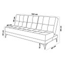 Ver mais imagens de Sofá-cama Nevada Reclinável Sala de Estar e Recepção Moderno