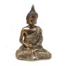 Trio de Buda Tailandês Yoga Buda Cobre Brilhante 12 cm - 6