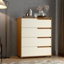 Ver imagem 1 de Cômoda em Mdf com 4 Gavetas 80cm X 104cm X 45cm Monet