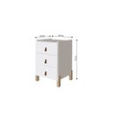 Ver imagem 6 de Conjunto Cama Box Casal Lia com Mesa Cabeceira com 3 Gavetas Dumont