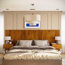 Ver imagem 2 de Cabeceira Sleep Movelove para Cama Casal/queen/king com 2 Criados Cinamomo