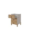 Ver imagem 7 de Conjunto Cama Box Casal Lia com Mesa Cabeceira com 3 Gavetas Dumont