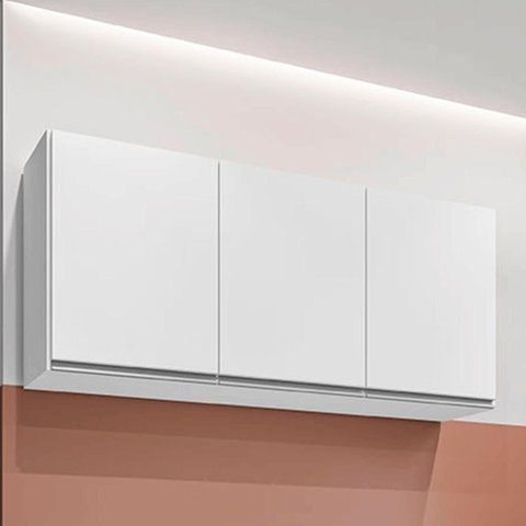 Armário Aéreo Valentina 120cm 3 Portas MDF-MDP Gran Belo
