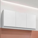 Ver imagem 1 de Armário Aéreo Valentina 120cm 3 Portas MDF-MDP Gran Belo