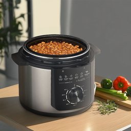 Panela de Pressão Mecânica Preta e Inox 4l Midea Ppm41 -127v - 5