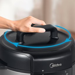 Panela de Pressão Mecânica Preta e Inox 4l Midea Ppm41 -127v - 4