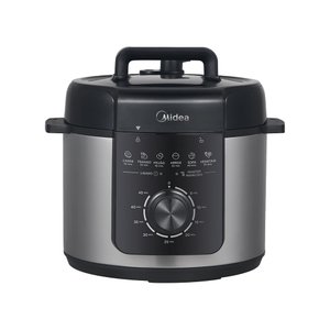 Panela de Pressão Mecânica Preta e Inox 4l Midea Ppm41 -127v