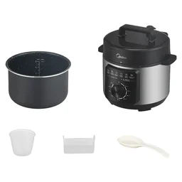 Panela de Pressão Mecânica Preta e Inox 4l Midea Ppm41 -127v - 5