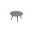 Ver imagem 2 de Mesa de Centro Vesta Redonda 100% MDF 31cm x 67cm x 67cm Cinza