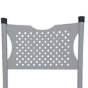 Ver imagem 3 de Kit 3 Cadeira para Cozinha Mc Tubular Almofadada Estrutura Branca com Assento Branco Medcombo