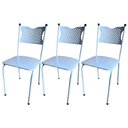 Ver imagem 1 de Kit 3 Cadeira para Cozinha Mc Tubular Almofadada Estrutura Branca com Assento Branco Medcombo