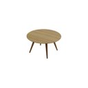 Ver imagem 2 de Mesa de Centro Vesta Redonda 100% MDF 31cm x 67cm x 67cm Marrom