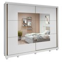 Ver imagem 2 de Guarda Roupa Easy Max 2 Portas com Espelho Branco Lopas