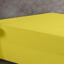 Ver imagem 3 de Lençol com Elástico Casal Nobre 1 Peça Luva de Box 55cm de Altura Malha 100% Algodão - Amarelo