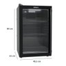 Cervejeira Venax 82L Top Light Preto Porta Invertida 220V - 2