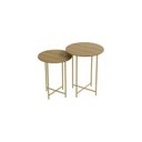 Ver imagem 2 de Conjunto Mesa Lateral de Canto Rome 100% MDF 57cm x 45cm x 45cm Marrom