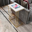 Ver imagem 4 de Mesa Lateral Greco 100% MDF 67cm x 45cm x 30cm Branco