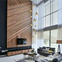 Ver imagem 2 de Lustre Pendente Para Sala Pé direito Alto Duplo Flora Marfim