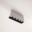 Ver imagem 4 de Luminária Spot Led Sobrepor Soul 5 Focos 10w Luz Amarela Opus St3050
