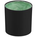 Ver imagem 2 de Lixeira com Tampa 5 Litros PRETA/CROMADA Future