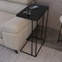 Ver imagem 1 de Mesa Lateral Greco 100% MDF 67cm x 45cm x 30cm Preto