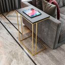 Ver imagem 1 de Mesa Lateral Greco 100% MDF 67cm x 45cm x 30cm Preto