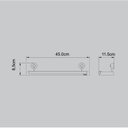 Ver imagem 2 de Prateleira Pratic Silver 8,5cm x 45,0cm x 11,5cm Cinza