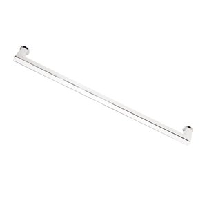 Toalheiro Horizontal de 50cm para Box Aço Inox Polido Brilhante Stainless