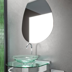 Lavabo Cris Jade Silver 500cm X 45,5cm X 20,7cm
