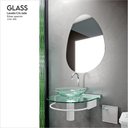 Ver imagem 3 de Lavabo Cris Jade Silver 500cm x 45,5cm x 20,7cm Cinza