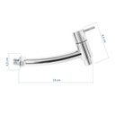 Ver imagem 3 de Torneira de Banheiro/Lavatório Design Parede Doan AA04