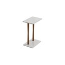 Ver imagem 2 de Mesa Lateral Alla 68cm x 45cm x 30cm Branco