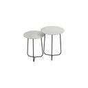 Ver imagem 2 de Conjunto Mesa Lateral de Canto Trude 100% MDF 55cm x 45cm x 45cm Branco