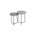 Ver imagem 2 de Conjunto Mesa Lateral de Canto Trude 100% MDF 55cm x 45cm x 45cm Cinza