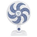 Ver imagem 1 de Ventilador de Mesa Mondial Super Power 6 Pás 30cm 220v Branco Azul Vsp-30-w