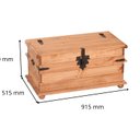 Ver imagem 3 de Baú Decorativo Multiuso Corona 51,5cm X 91,5cm X 46cm