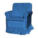 Ver imagem 1 de Poltrona Para Quarto Amamentação Com Balanço Suede Estopar Laura Suede Azul Royal
