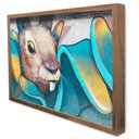 Ver imagem 3 de Quadro Decorativo Caixa Arte de Rua Tacolado Moldura Caixa 3cm Freijó sem Vidro 30 X 40cm