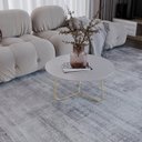 Ver imagem 1 de Mesa de Centro Trude Redonda 100% MDF 30cm x 67cm x 67cm Cinza