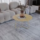 Ver imagem 1 de Mesa de Centro Trude Redonda 100% MDF 30cm x 67cm x 67cm Marrom