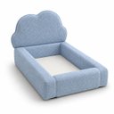 Ver imagem 1 de Cama Infantil Montessoriana c/ Colchão Antialérgico 100x1.75:Boucle Azul