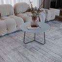 Ver imagem 1 de Mesa de Centro Trude Redonda 100% MDF 30cm x 67cm x 67cm Cinza