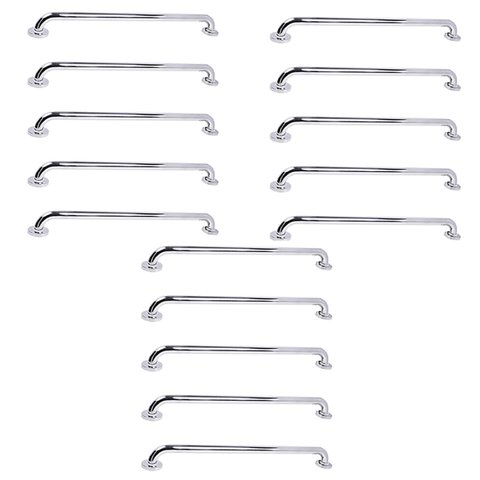 Barra de Apoio 70cm Inox Kit 15 Unidades Idoso Gestante Deficiente Criança Acessibilidade Casa Banhe